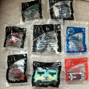 Vintage HOT WHEELS Happy Meal TOYS including Hot Wheels McDonald's Car Toy Set